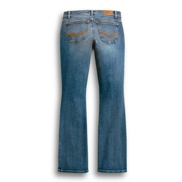 Harley Davidson- Women's Curvy Bootcut Performance Jeans - Picture 1 of 4